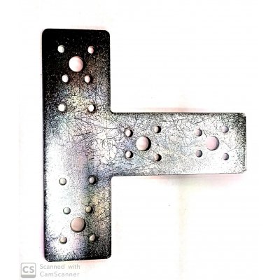 Piastra giunzione a 90r. T piana