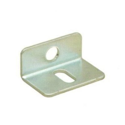 Piastrina piegata mm 32 foro con asola