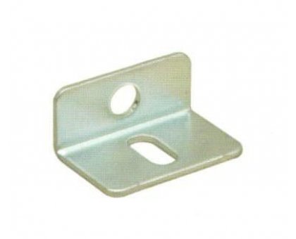 Piastrina piegata mm 32 foro con asola