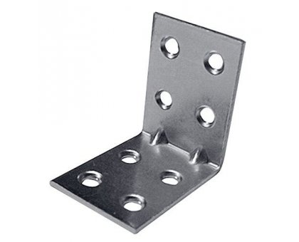 Piastra di giunzione ad angolo cm 10 x 10 larghezza mm 30