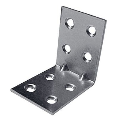 Piastra di giunzione ad angolo cm 10 x 10 larghezza mm 30