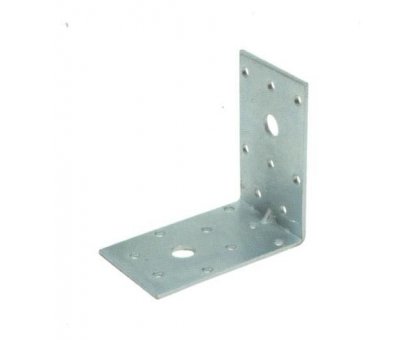 Piastra pesante ad angolo mm 60 x 60 fori da 5/11 mm spessore 2,5 mm