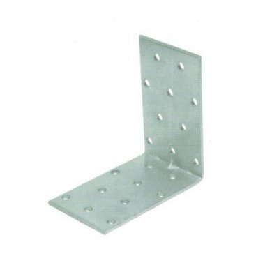 Piastra angolo pesante mm 100 x 100 larghezza mm 50 spessore mm 2,5