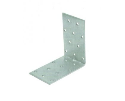 Piastra angolo pesante mm 100 x 100 larghezza mm 50 spessore mm 2,5