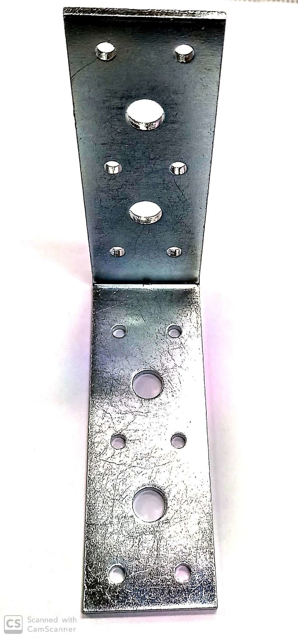 Piastra angolo pesante mm 110 x 110 larghezza mm 40 spessore mm 3