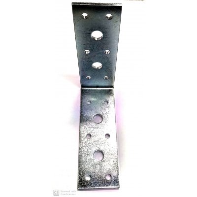Piastra angolo pesante mm 110 x 110 larghezza mm 40 spessore mm 3
