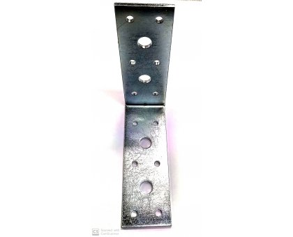 Piastra angolo pesante mm 110 x 110 larghezza mm 40 spessore mm 3