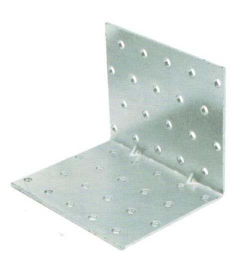 Piastra ad angolo pesante mm 100x100x100 spessore mm 2,5