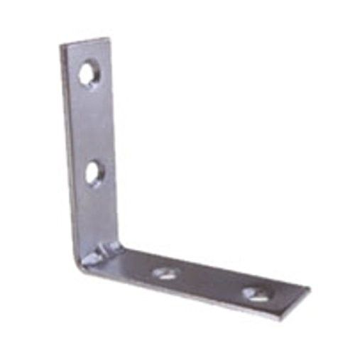 Lastrina ad angolo cm 10 x 10  a 4 fori larghezza mm 15 spessore mm 2
