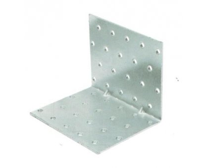 Piastra ad angolo pesante mm 40 x 40larghezza mm 100 spessore mm 2,5