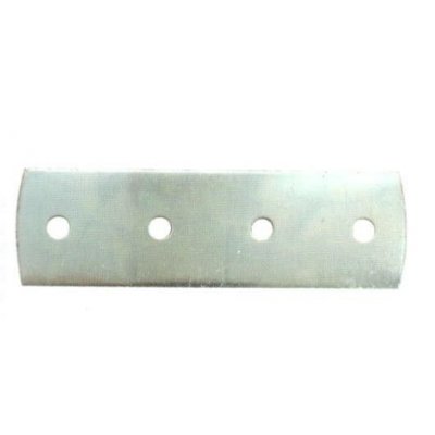 Piastra diritta di giunzione mm 70 x 230 pesante spessore mm 4