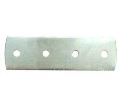 Piastra diritta di giunzione mm 70 x 230 pesante spessore mm 4
