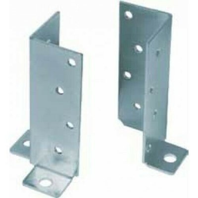 Supporto universale per travi mm 70 x 70 x h 180 pesante spessore mm 3,5