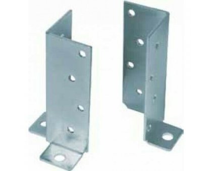 Supporto universale per travi mm 70 x 70 x h 180 pesante spessore mm 3,5