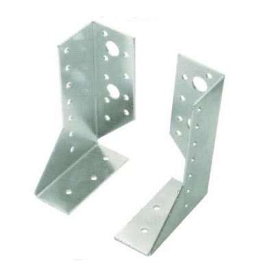 Supporto chiuso universale per travi altezza mm 120 coppia pz 2