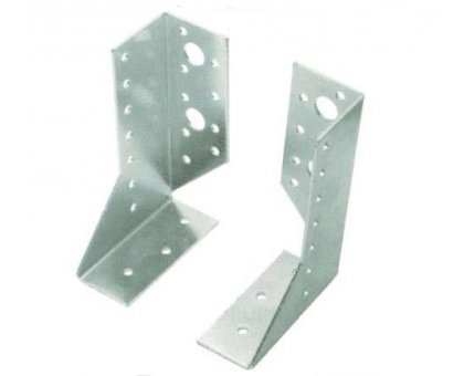 Supporto chiuso universale per travi altezza mm 120 coppia pz 2