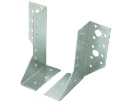 Supporto aperto universale per travi altezza mm 120 coppia pz 2