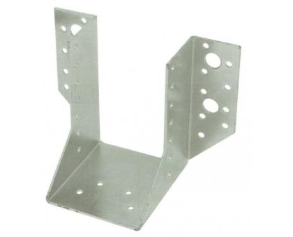 Supporto aperto per travi mm 60 altezza mm 100 base appoggio mm 80