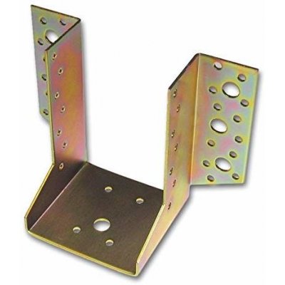 Supporto aperto per travi mm 80 altezza mm 120 base appoggio mm 80