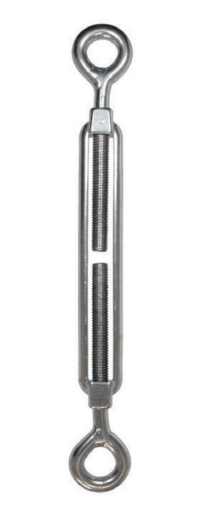 Tenditore a 2 occhi INOX mm  6 AISI 316