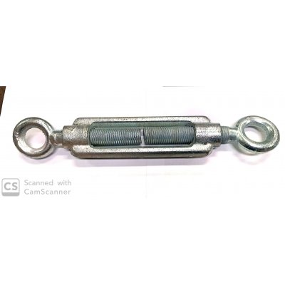 Tenditore a 2 occhi zincato mm 30