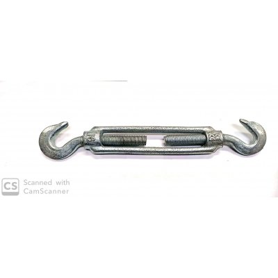 Tenditore a 2 ganci zincato mm 16