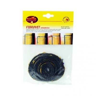 Guarnizione per stufe piatta mm 10 x 2 x 2,50 mt in fibroceramica semielastica