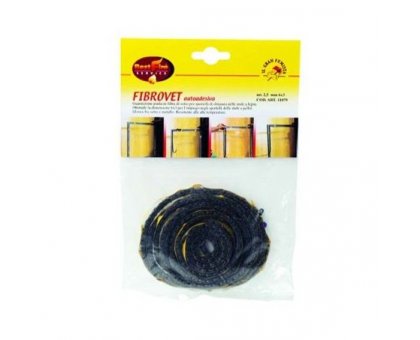 Guarnizione per stufe piatta mm 10 x 2 x 2,50 mt in fibroceramica semielastica