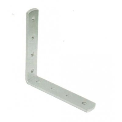 Piastrina piegata forata cm 15 x 15 spessore mm 4