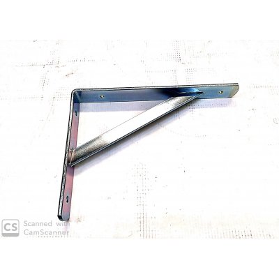 Mensolone pesante con saetta cm 25 x 18 spessore mm 5