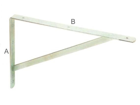 Mensolone pesante con saetta cm 40 x 27 spessore mm 5