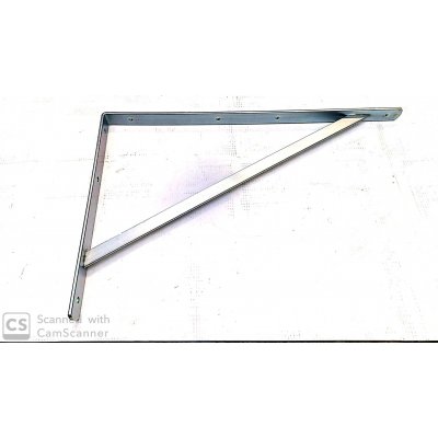 Mensolone pesante con saetta cm 50 x 33 spessore mm 5