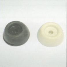 Paracolpo mm 30 x 16 troncoconico in gomma con foro per vite