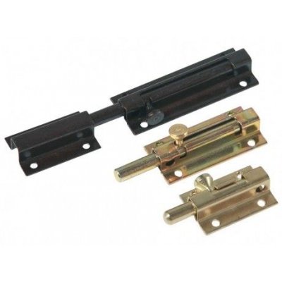 Catenaccio tondo mm 110 con portalucchetto in acciaio tropicalizzato