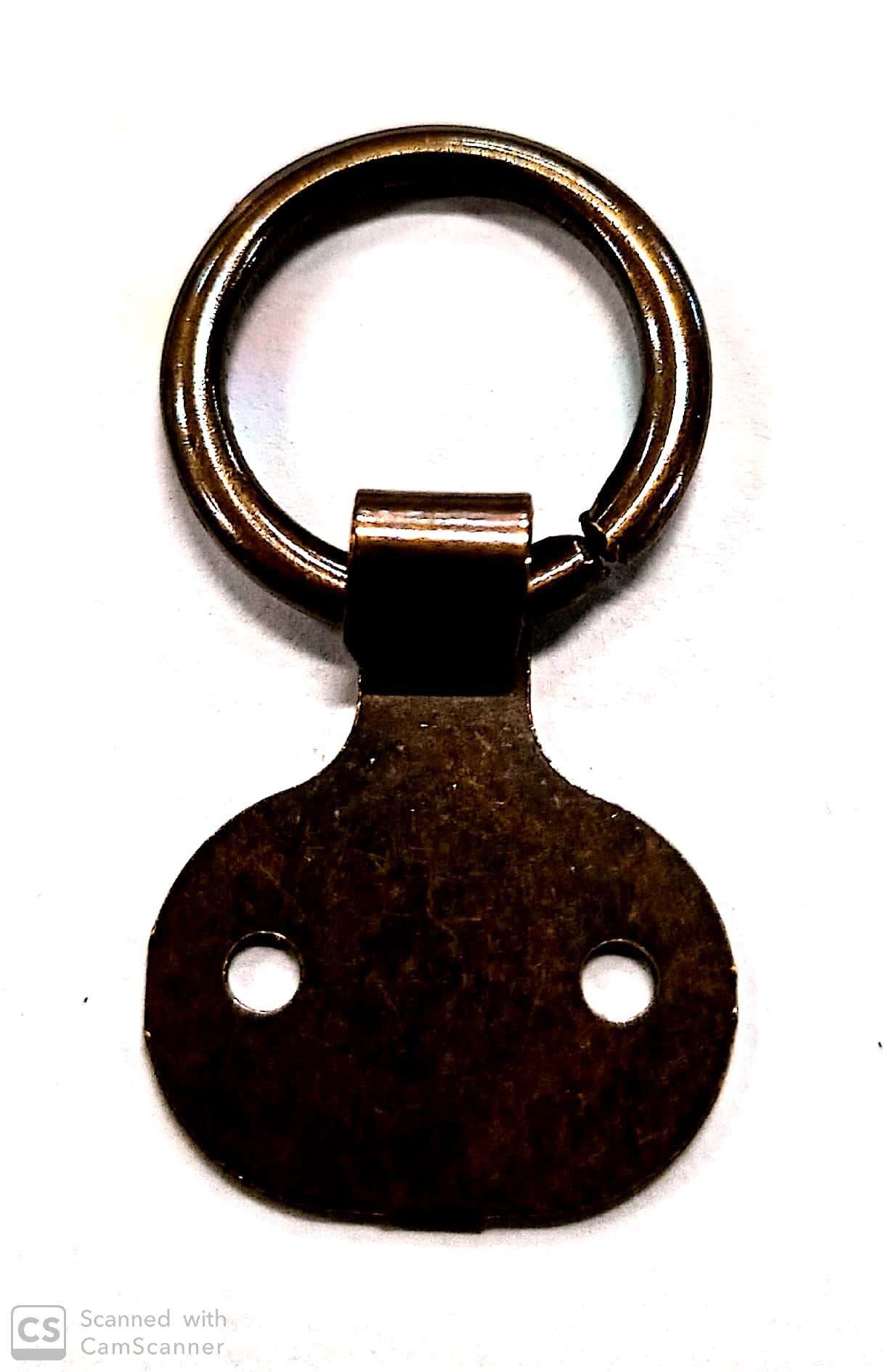 Attaccaglia mod. CAMPANELLA anello mm 15 in ferro bronzato