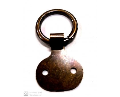 Attaccaglia mod. CAMPANELLA anello mm 15 in ferro bronzato