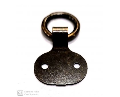 Attaccaglia mod. CAMPANELLA anello mm 11 in ferro bronzato