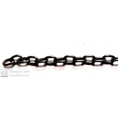 Catena OROLOGIO 9,5x6 canna di fucile forma ovale