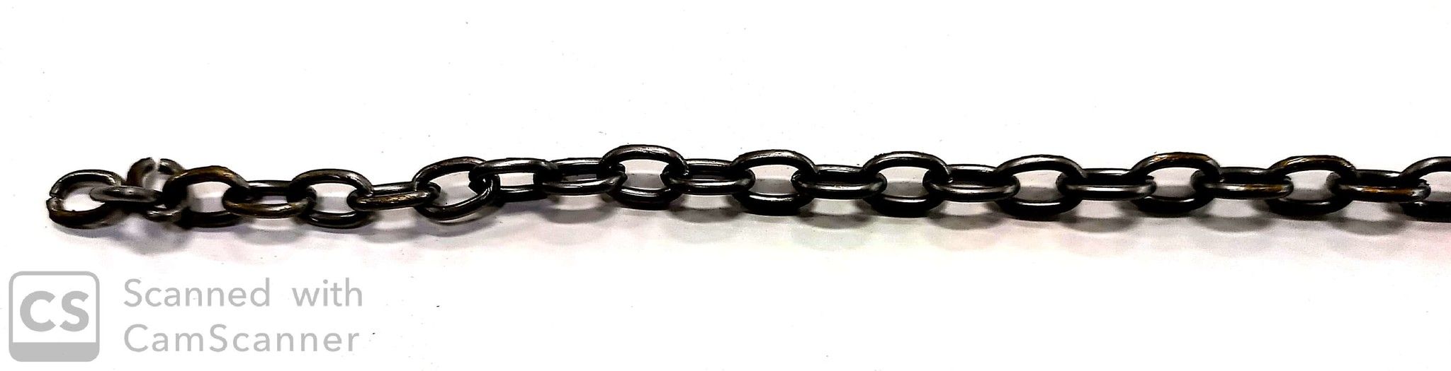 Catena OROLOGIO  9,5x6 canna di fucile forma ovale