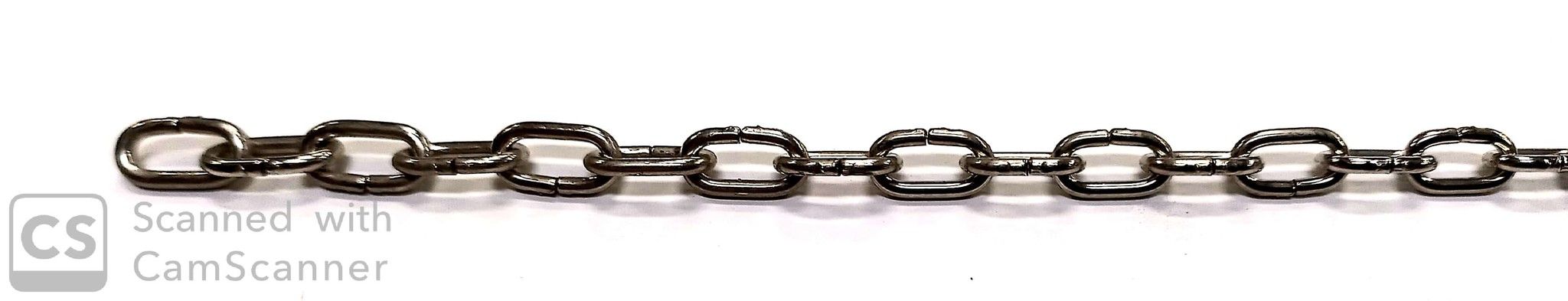 Catena OROLOGIO 11x6 nichelata forma ovale