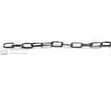 Catena OROLOGIO 10x4,5 zincata forma ovale