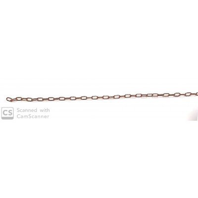 Catena OROLOGIO 10x4,5 ramata forma ovale