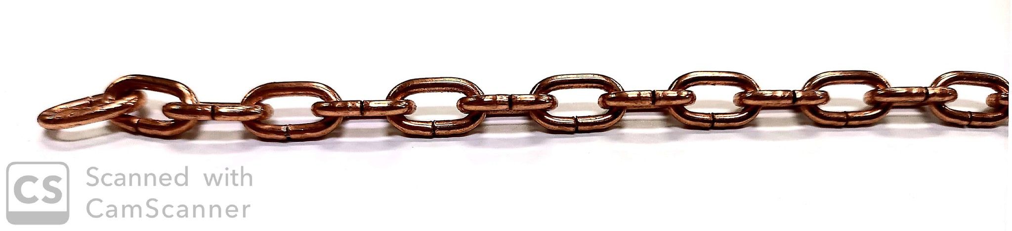 Catena OROLOGIO 11x6 ramata forma ovale