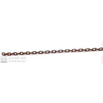 Catena OROLOGIO 11x6 ramata forma ovale