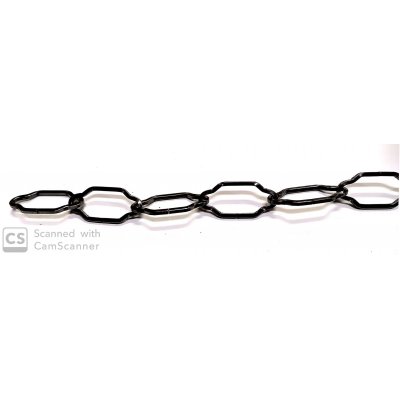 Catena SAGOMATA bronzata mm 43x20 filo 2,5