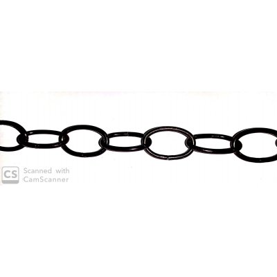 Catena OVALE bronzata mm 37x23 filo 3,4