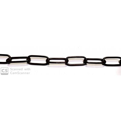 Catena GENOVESE DECORATIVA rame antico anello mm 46x20 spessore 3,8
