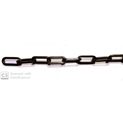 Catena GENOVESE DECORATIVA rame antico anello mm 50x20 spessore 5.0
