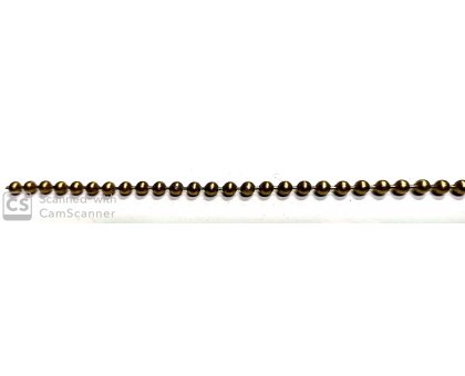 Catena PERLINE mm 3,6 ottone lucido