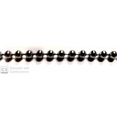 Catena PERLINE mm 4,5 ottone nichelato